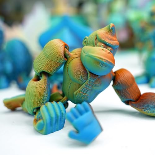 Image of Gratkit Matte Tri-Color PLA Filament,Coextrusion Filament 1.75mm, + /-0.03mm, 6 * 1KG /Roll, Matte PLA 6KG Bundle