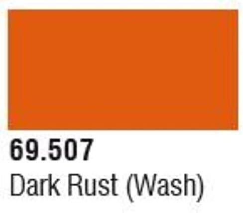 Vallejo 17 ml "AV Mecha Color" Acrylic Airbrush Colour - Dark Rust Wash, 17 ml (Pack of 1) - Image 5