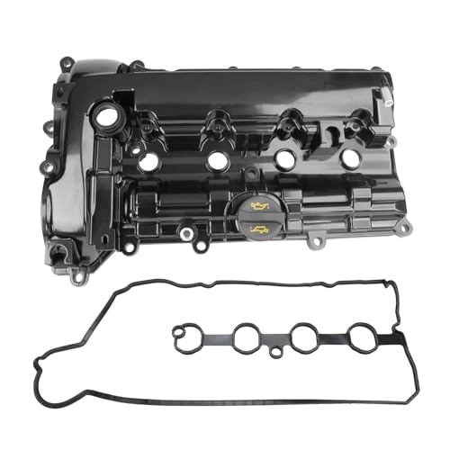 MILIPARTS Aluminum Engine Valve Cover Compatible with 2013-2022 Mazda 3 CX-3 CX-5 2.0L L4 Gas Replace PE7W10210 PE0210210