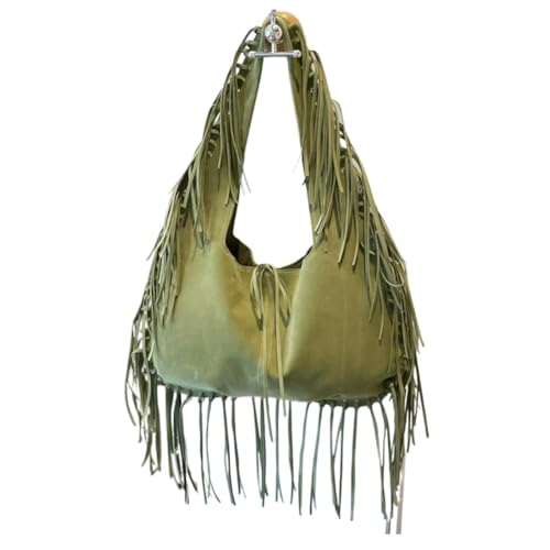 Vintage Fringe Hobo Bag with Tassel Underarm Purse Hippie Western Cowgirl Purse Tote Bag for Women