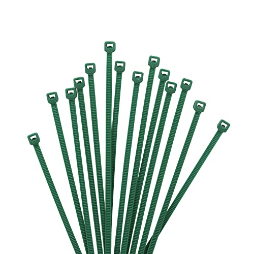 XINGO 1000 pièces Colliers de Serrage professionnelles, Vert Foncé-100mm x 2.5mm, Autobloquant,...