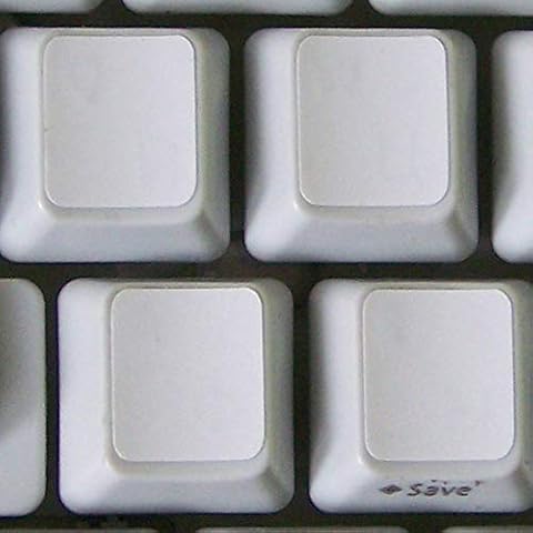 4Keyboard Blank Keyboard Stickers ON White Background Cover