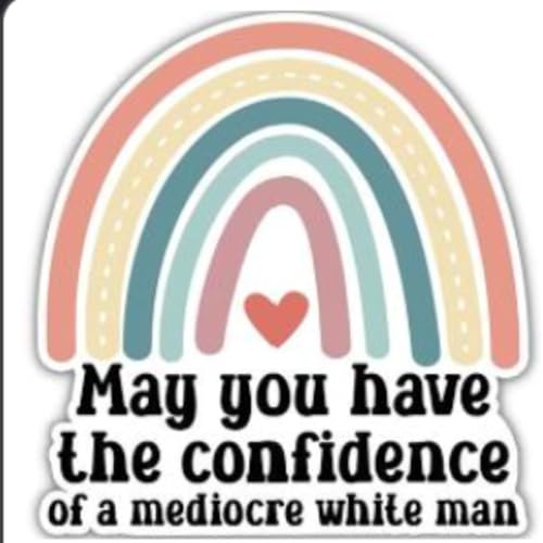 『The Confidence of a Mediocre White Man』のカバーアート