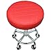 TFlower Housse de Tabouret Rond en PU Etanche Housse de Chaise Rond de Bar Couverture Tabouret Rond Protecteur 40cm Rouge