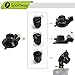 Sportway S503 Suction Cup Dash Cam Mount Holder (5th Gen) with 3pcs 360 Rotating Joints for Rove Nexar Z-Edge Kingslim iiwey NIUTA and Most Other Car Dash Cameras