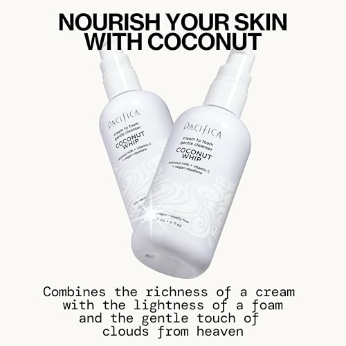 Pacifica Coconut Whip Face Wash - Hydrating Cleanser for Sensitive Skin
