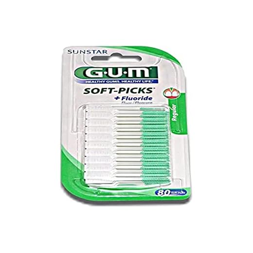 SunStar GUM SOFT-PICKS Interdentalbürsten, 80 Stück