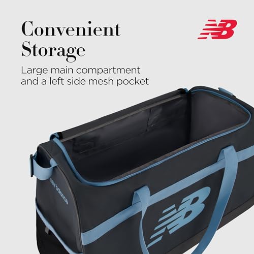New Balance Duffel Bag, Medium Gym Travel Luggage with Carry Handles and Adjustable Shoulder Strap4