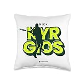 Tennis Type Set - Nick Kyrgios Throw Pillow