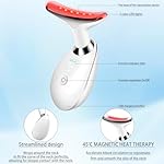 JURP Face and Neck Massager, 3 Color Led Face Neck Massager, Multifunctional Facial Skin Care Tool, Ideal for Home Skin Care - Image 4