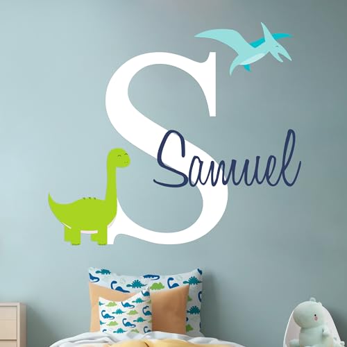Vinilo Decorativo Dinosaurio Personalizado 22" x 18" miniatura 1