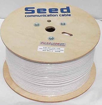 Amazon Co Jp Cat 6a Lanケーブル 305m 白 10g パソコン 周辺機器