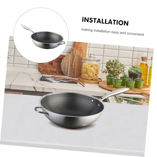 Sartén Wok de Acero Inoxidable Garneck Antiadherente miniatura 3
