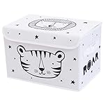 Diseño divertido y moderno A Little Lovely Company Road - Caja de almacenamiento, diseño león