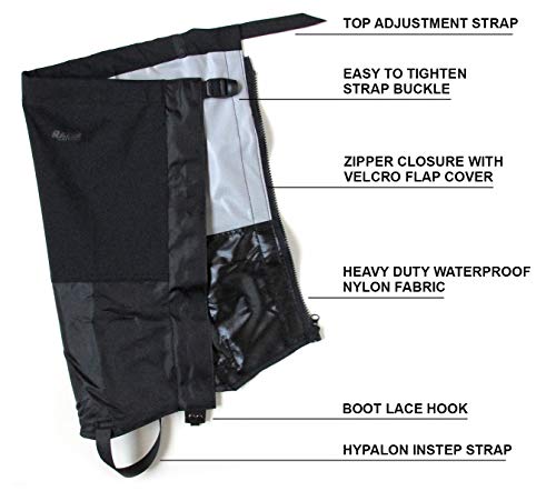 Razer Waterproof Leg Gaiters for Hiking