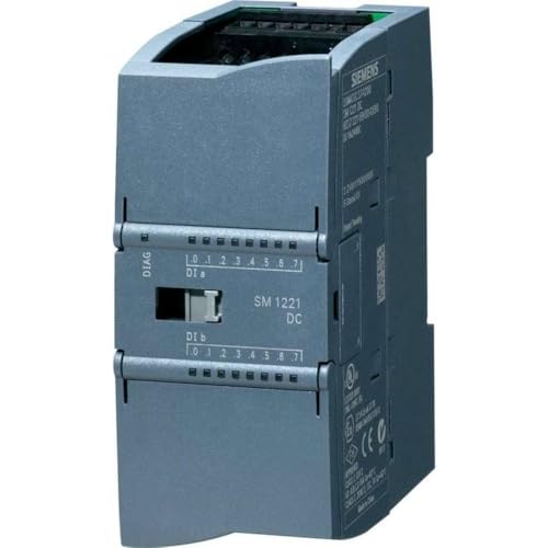 Módulo digital SM 1221 Siemens ST70-1200 con 8 entradas de 24V CC para control industrial