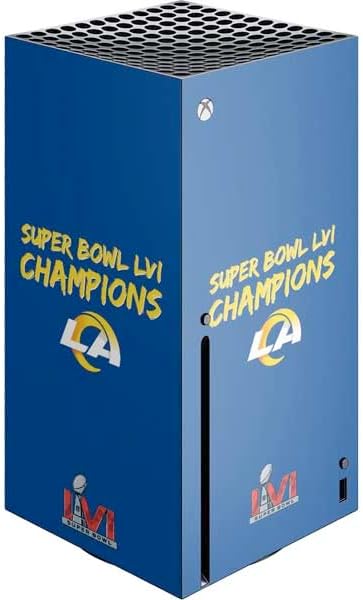 Skinit Decal Gaming Skin Compatible with Xbox Series X Console - Officially Licensed NFL Los Angeles Rams Team Jersey Design