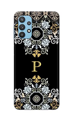Image of Printed Hard Back Cover Case for Samsung Galaxy A32 4G Back Cover (Alphabet P) -1803