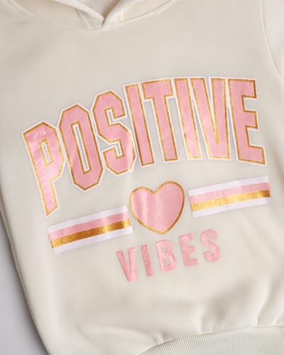 Coney Island Girls' Active Jogger Set - 3 Piece Pullover Hoodie Sweatshirt and Jogger Sweatpants (Size: 2T-7)4