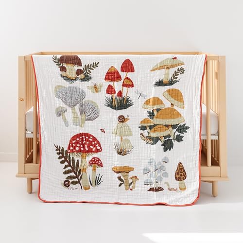 Image of CLEMENTINE KIDS Reversible Quilts (Mushroom)