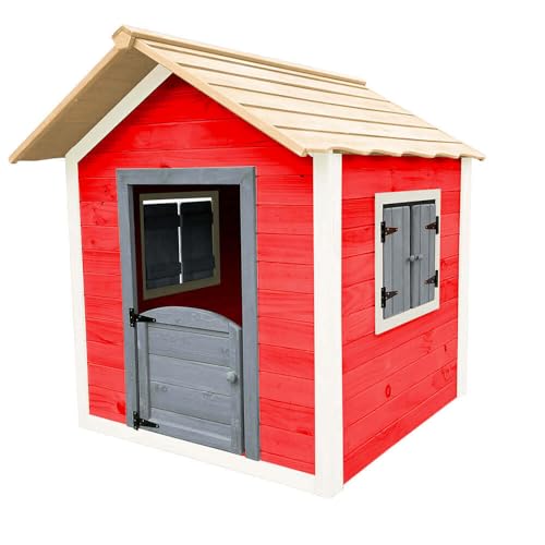 Home Deluxe - Spielhaus - DAS KLEINE Schloss - 101 x 106 x 128 cm TÜV Geprüft - inkl. Montagematerial I Gartenhaus Holzhaus Kinderhaus Home Deluxe - Spielhaus - DAS KLEINE Schloss - 101 x 106 x 128 cm TÜV Geprüft - inkl. Montagematerial I Gartenhaus Holzhaus Kinderhaus