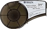 Brady M21-750-427 Label Cartridge,Black/White/Translucent use with BMP21-PLUS
