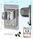 BLUMBACH® Duschkopfhalterung ohne Bohren - DAS ORIGINAL - Duschhalterung kleben statt Bohren - Neigung verstellbar, chrom - Duschkopf Halterung - Shower head holder mit extra starkem Klebepad