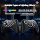 AceGamer Aurora 2.4G Wireless Bluetooth Controller für Windows PC/Switch/Stem/iOS/Android，PC Gamepad Joystick mit Hall-Effekt Joystick, programmierbare Rücktaste, Linear Resonant Actuator (Schwarz)