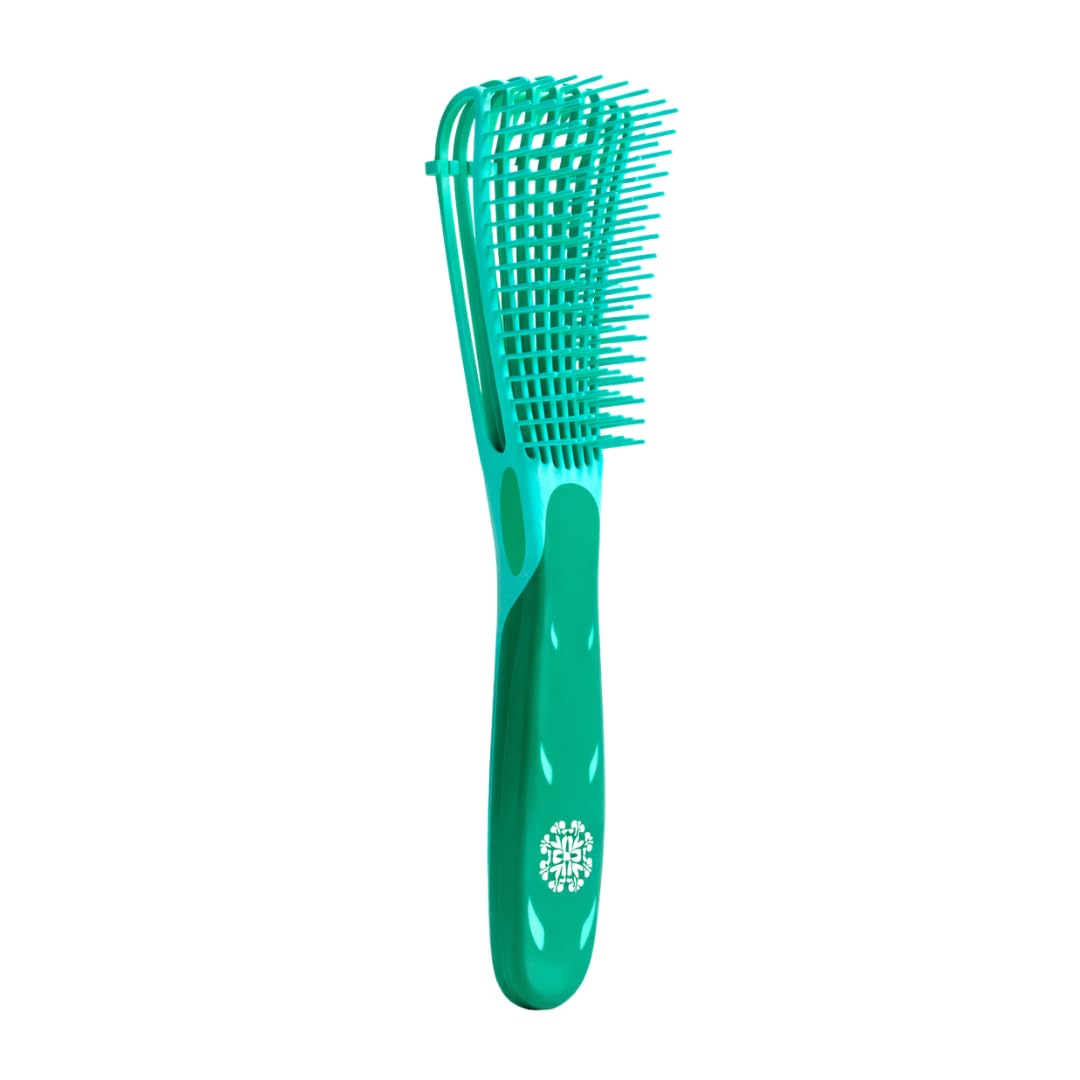Arganicare | Detangling Hair Brush | Quick detangling | Avoid Hair Loss and Breakage | Makes Styling Easier & Improves Curl Definition | Curly or Frizzy Hair