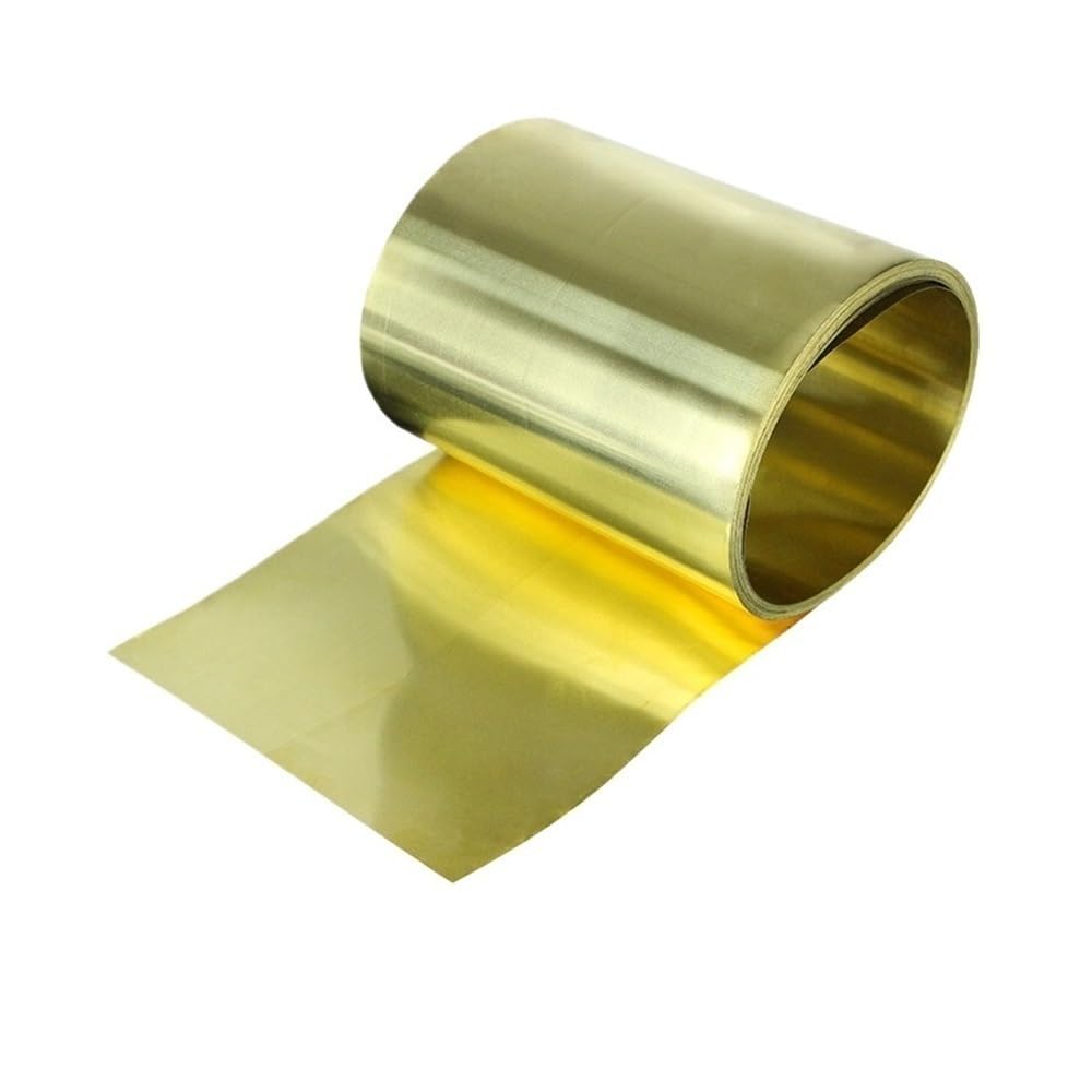 GENTERUN 1M Thin Brass Sheet Strip,Brass Foil Plate/0.2 * 1M*30Mm