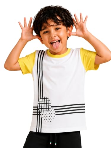 Image of Pilolo Kids Soft Cotton Lycra Pocket T-Shirt for Boy's