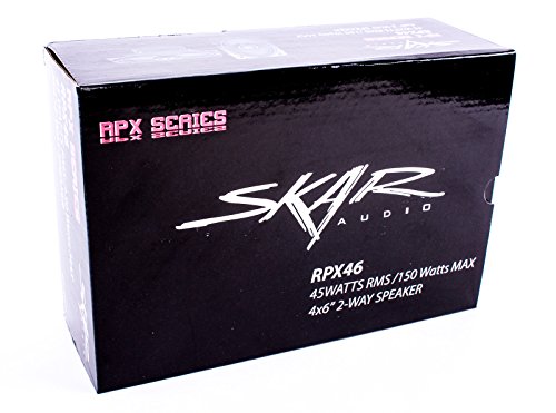 Skar Audio RPX46 150 Watt 2-Way 4 Inchx6 Inch Coaxial Speaker System thumb #5