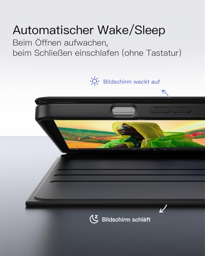 Inateck Hülle mit Tastatur Samsung Tab A9+/A9 Plus 11, abnehmbar – Ansicht 7