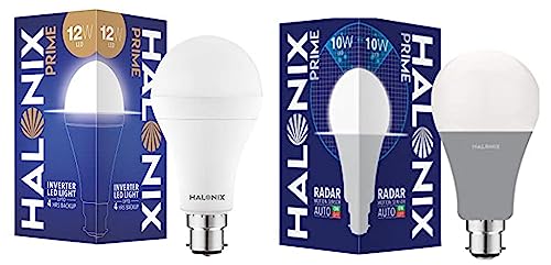 Halonix Prime 12W B22D Rechargeable Emergency LED Bulb, Pack of 1 - Image 2
