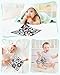 Melican 3 PCS Black and White High Contrast Baby Toys 0-3 Months for Newborn, Montessori Toys for Babies Sensory Soft Book for Early Education, Infant Tummy Time Toys 0 6 9 12 Months Baby Gifts