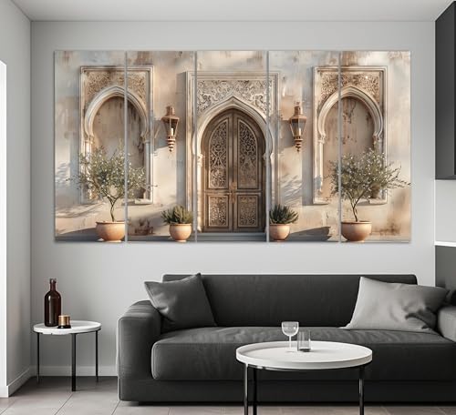 Art mural architecture urbaine tableau oriental 60x120cm sans cadre - 3