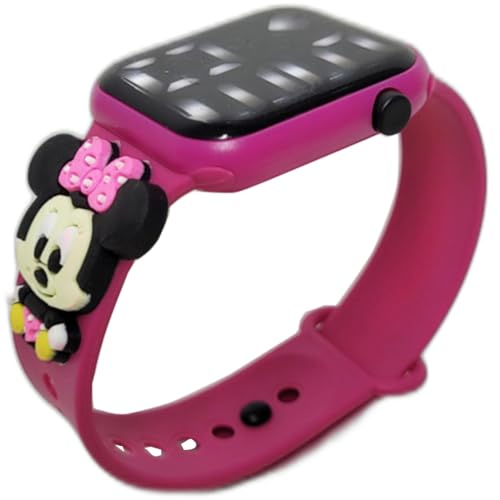 Relógio digital Infantil Minnie Resistente à Água