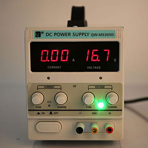 Adjustable DC Power Supply (0-30 V 0-5 A) Adjustable Switching Regulated Power Supply Digital,with Testing Leads US Power Cord Used for Spectrophotometer and lab Equipment Repair - Thumbnail 2