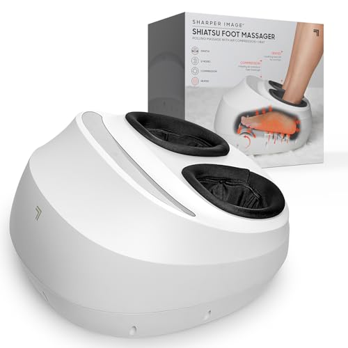 Masseur de pieds eggshape Sharper Image avec compression d'air et fonction chauffante relaxante