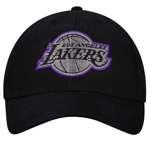 Gorra negra ajustable con logo bordado Los Angeles miniatura 1