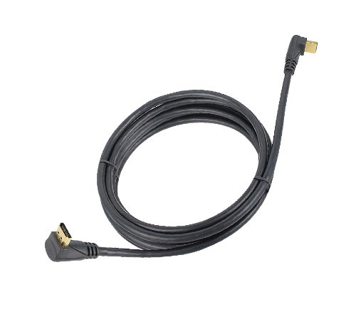 Câble HDMI 90 degrés Siig 5m noir haute vitesse coudé mâle mâle
