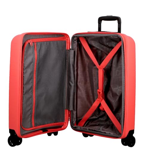 Valise cabine extensible JUMP Striper 55x35x20 cm corail - 3