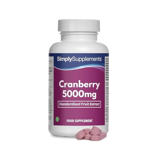 Arándanos Rojos 5000mg - ¡Bote para 4 meses! - Apto para veganos - 360 Comprimidos - SimplySupplements