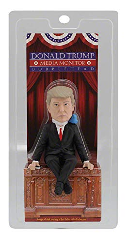 Royal Bobbles Donald Trump Media Monitor Bobblehead (Computer Sitter), Premium Polyresin Lifelike Figure, Unique Serial Number, Exquisite Detail #TOP3