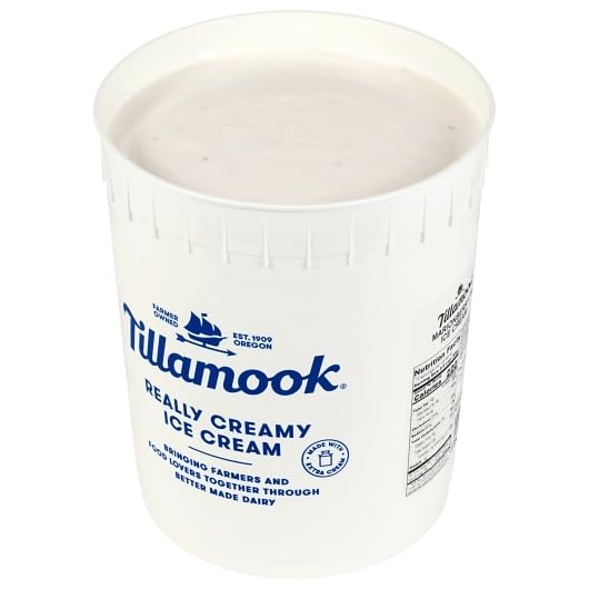 Tillamook Ice Cream, 3 Gallon Tub (Marionberry Pie)