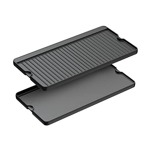 Reversible Pre-seasoned Cast Iron Griddle for Camp Chef TB90, TB90LW, TB90LWG, TB90LWG15, EX90LW, SPG90B, GB90D,Accessories for Camp Chef Professional Flat Top Griddle,16'' x 24''
