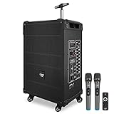 12'' Portable Wireless Bluetooth Speaker System - Built-in Rechargeable Battery, Wireless...