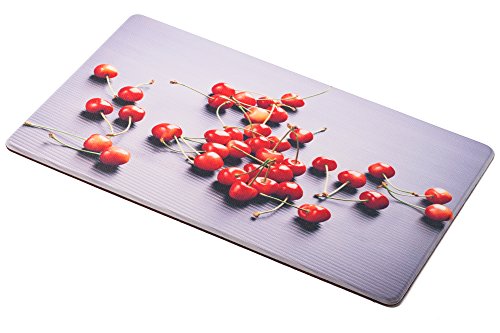 hemingweigh Premium Designer Anti-Müdigkeit Komfort Küche Fußmatte, 76,2 x 43,2 cm 1/5,1 cm Dick ergo-foam Core für Gesundheit und Wohlbefinden (Cherry)