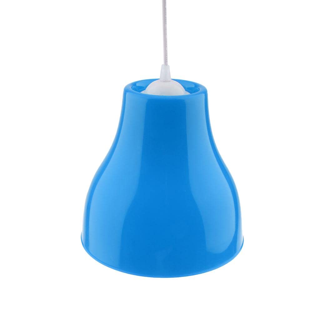 Hanging Light Pendant Lampshade Ceiling Light Cover Chandelier Shade Blue-image-15