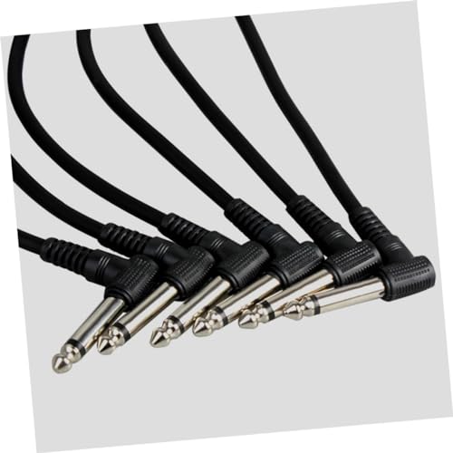 Câble audio patch de guitare 12pcs connecteur pédales effet accessoire